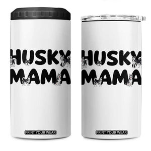 Proud Husky Mama 4 in 1 Can Cooler Tumbler Siberian Husky Mothers Day Gift TS12 One Size: 16 oz White Print Your Wear