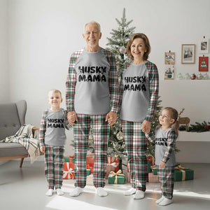 Proud Husky Mama Plaid Pajama Set Siberian Husky Mothers Day Gift