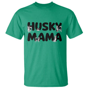 Proud Husky Mama T Shirt Siberian Husky Mothers Day Gift TS12 Irish Green Print Your Wear
