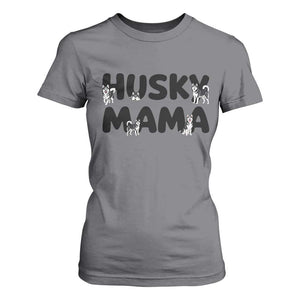 Proud Husky Mama T Shirt For Women Siberian Husky Mothers Day Gift TS12 Charcoal Print Your Wear