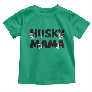 Proud Husky Mama Toddler T Shirt Siberian Husky Mothers Day Gift TS12 Irish Green Print Your Wear