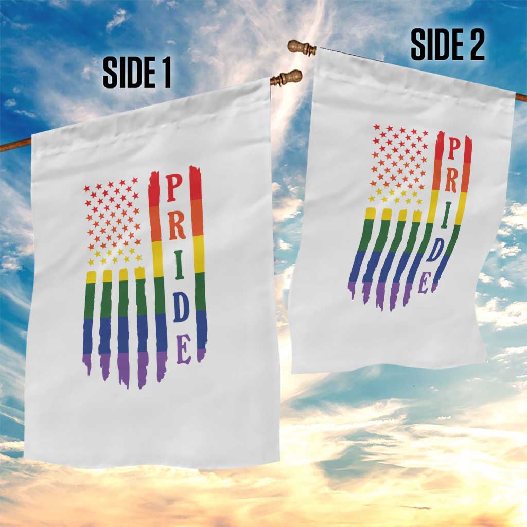 Pride Month Rainbow Flag Graphic Garden Flag Lesbian Gay LGBT America Flag TS12 Print Your Wear