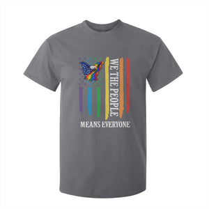 Patriotic Rainbow Pride American Eagle T Shirt For Kid We The People LGBT Pride TS12 Charcoal Print Your Wear