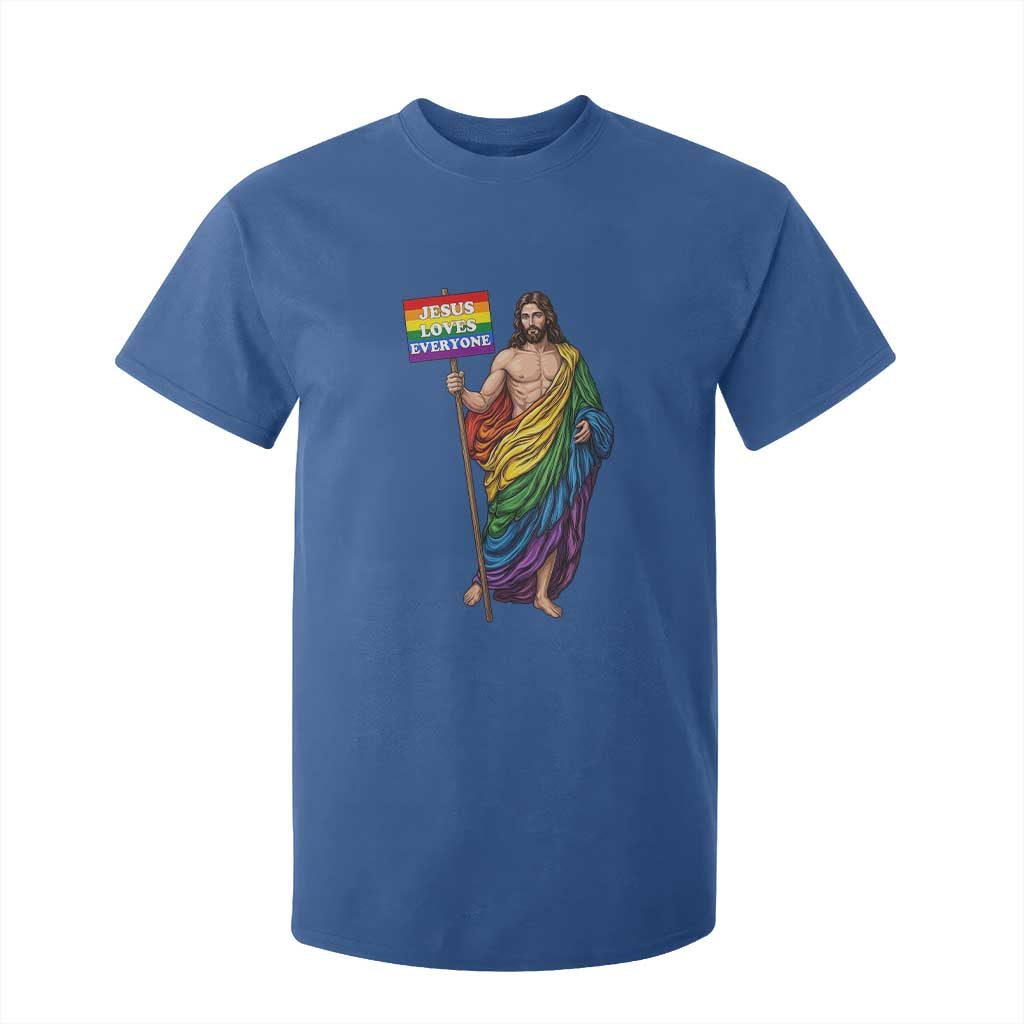 Christian LGBTQ Support T Shirt For Kid Jesus Loves Everyone