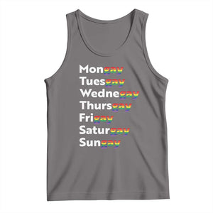 Rainbow Days Of The Week Mongay Tuesgay Tank Top Funny LGBT Pride Month
