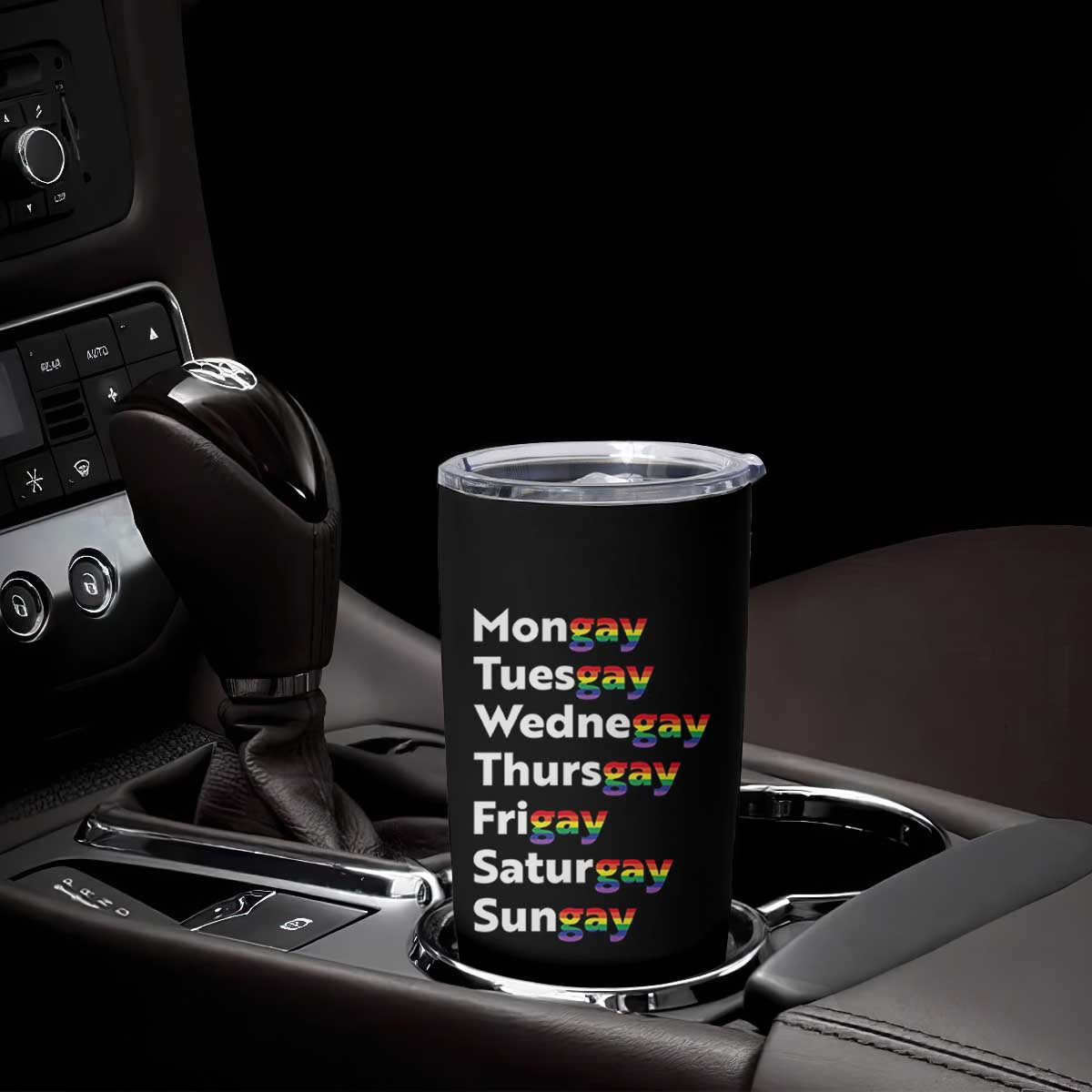 Rainbow Days Of The Week Mongay Tuesgay Tumbler Cup Funny LGBT Pride Month TS12 Print Your Wear