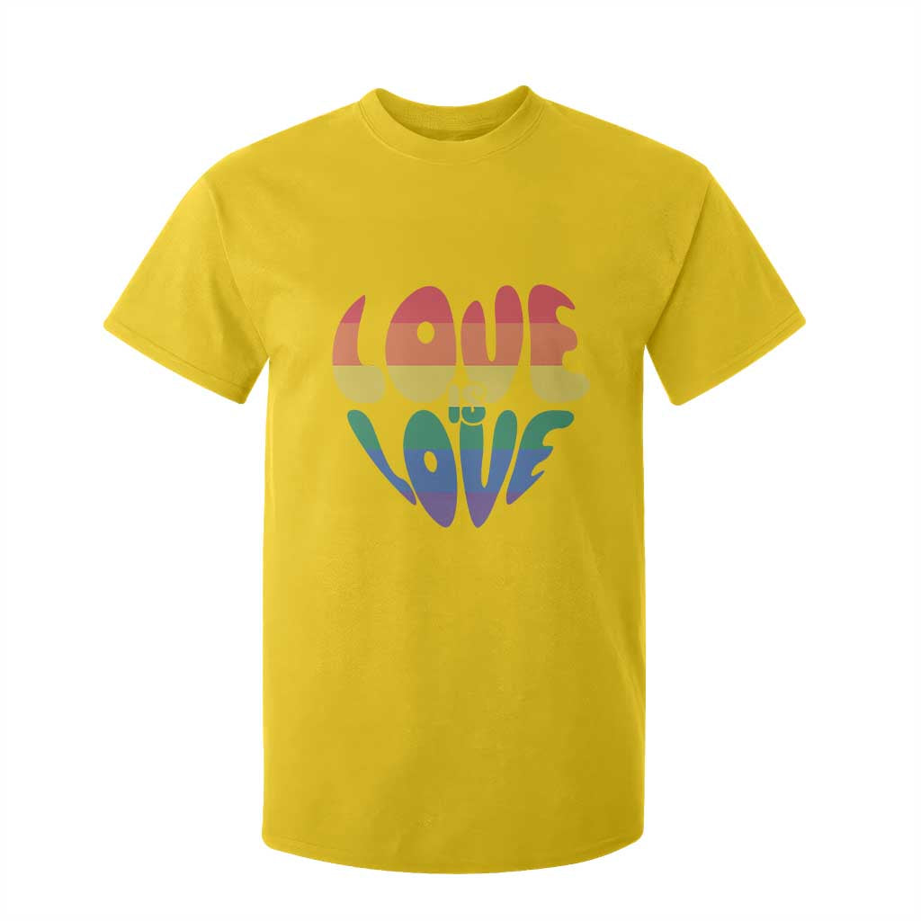 Love Is Love LGBTQ Pride T Shirt For Kid Rainbow Flag Community TS12 Daisy Print Your Wear
