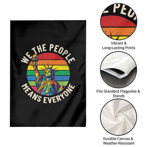 Rainbow Statue Of Liberty LGBTQ Pride Garden Flag We The People Means Everyone TS12 Print Your Wear