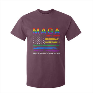 Make America Gay Again LGBTQ Pride T Shirt For Kid Funny Political Pride Graphic