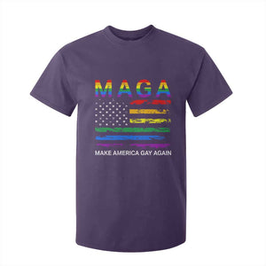Make America Gay Again LGBTQ Pride T Shirt For Kid Funny Political Pride Graphic