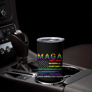 Make America Gay Again LGBTQ Pride Tumbler Cup Funny Political Pride Graphic TS12 Print Your Wear