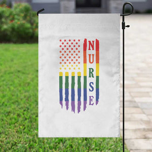 Rainbow RN Ally Pride Month Garden Flag LGBTQ Healthcare Worker TS12 Print Your Wear