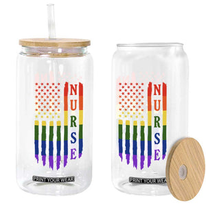 Rainbow RN Ally Pride Month Glass Can LGBTQ Healthcare Worker TS12 Print Your Wear