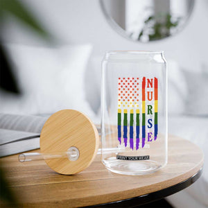 Rainbow RN Ally Pride Month Glass Can LGBTQ Healthcare Worker TS12 Print Your Wear