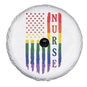 Rainbow RN Ally Pride Month Spare Tire Cover LGBTQ Healthcare Worker TS12 Print Your Wear