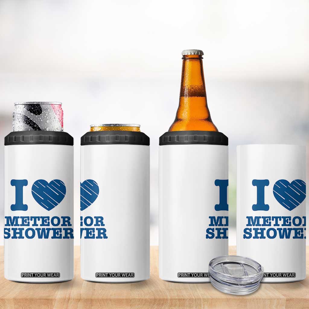 Meteor Shower Lover 4 in 1 Can Cooler Tumbler Astronomy Enthusiast Gift