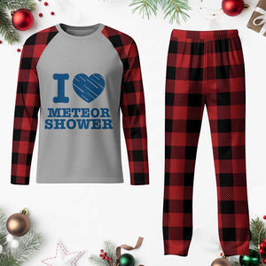 Meteor Shower Lover Plaid Pajama Set Astronomy Enthusiast Gift