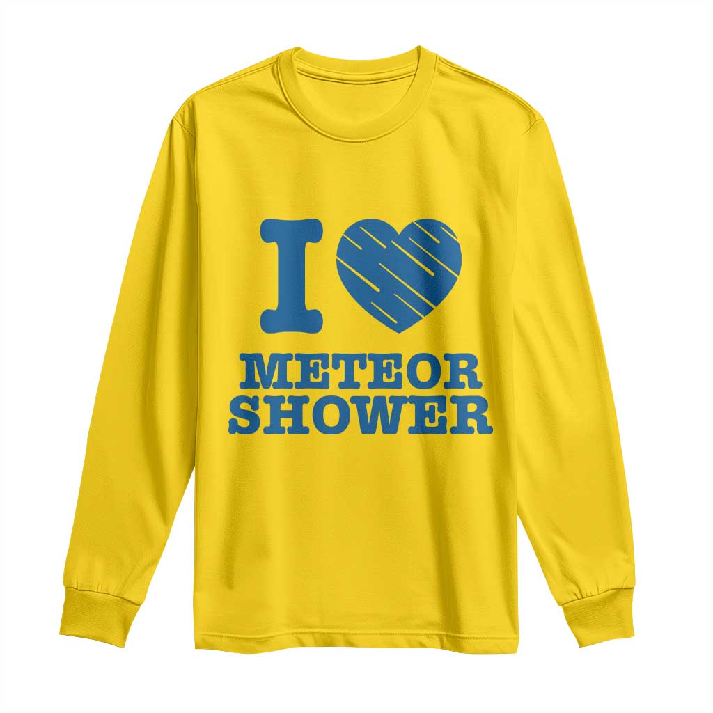 Meteor Shower Lover Long Sleeve Shirt Astronomy Enthusiast Gift