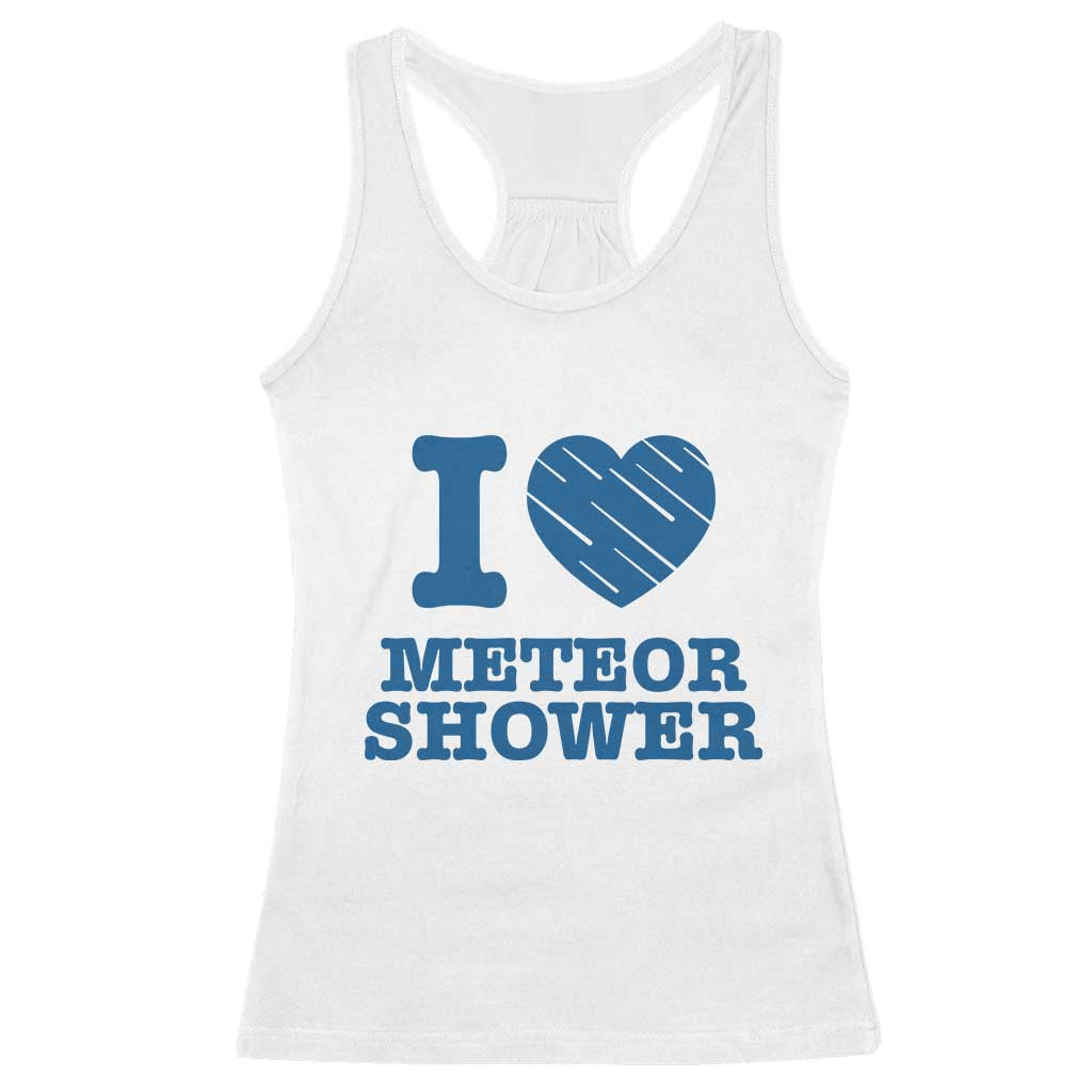 Meteor Shower Lover Racerback Tank Top Astronomy Enthusiast Gift TS12 White Print Your Wear