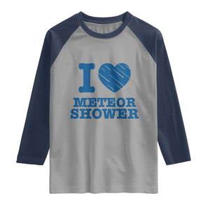Meteor Shower Lover Raglan Shirt Astronomy Enthusiast Gift