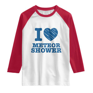 Meteor Shower Lover Raglan Shirt Astronomy Enthusiast Gift
