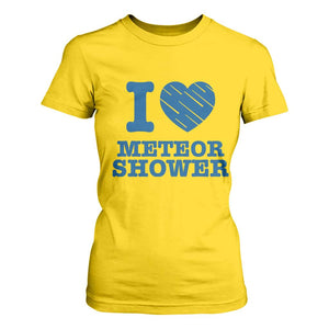 Meteor Shower Lover T Shirt For Women Astronomy Enthusiast Gift