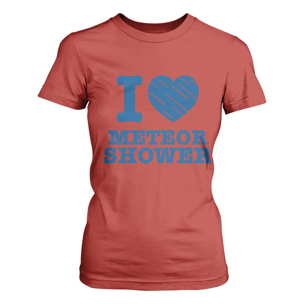 Meteor Shower Lover T Shirt For Women Astronomy Enthusiast Gift