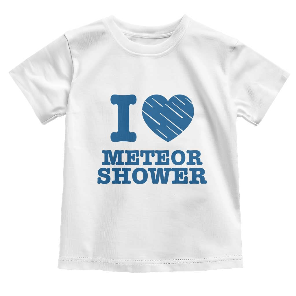 Meteor Shower Lover Toddler T Shirt Astronomy Enthusiast Gift TS12 White Print Your Wear