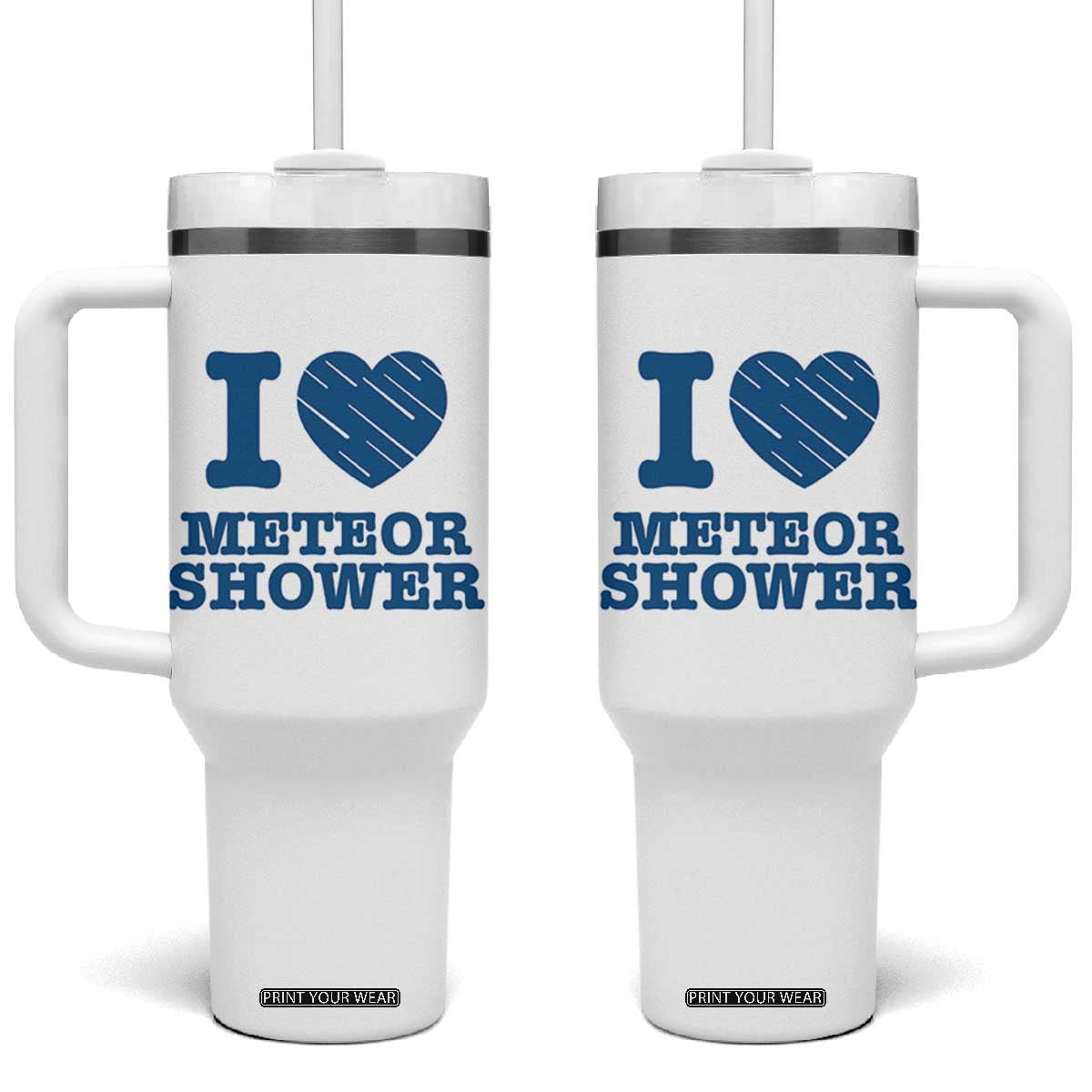 Meteor Shower Lover Tumbler With Handle Astronomy Enthusiast Gift