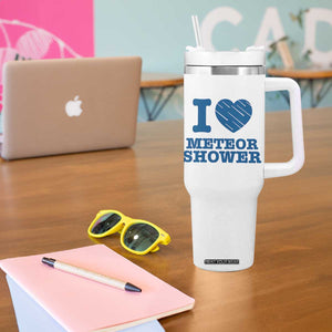 Meteor Shower Lover Tumbler With Handle Astronomy Enthusiast Gift