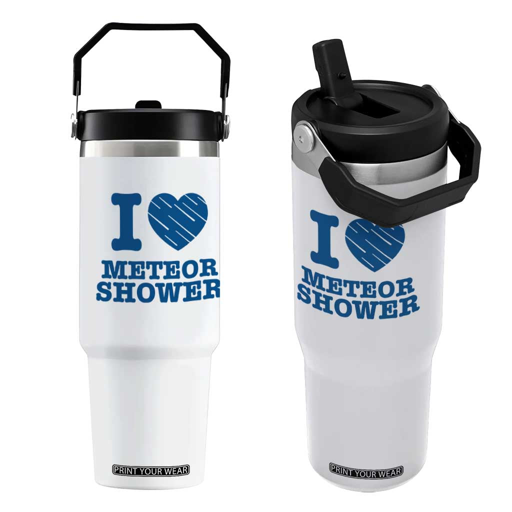Meteor Shower Lover Flip Straw Tumbler Astronomy Enthusiast Gift