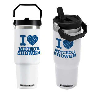 Meteor Shower Lover Flip Straw Tumbler Astronomy Enthusiast Gift