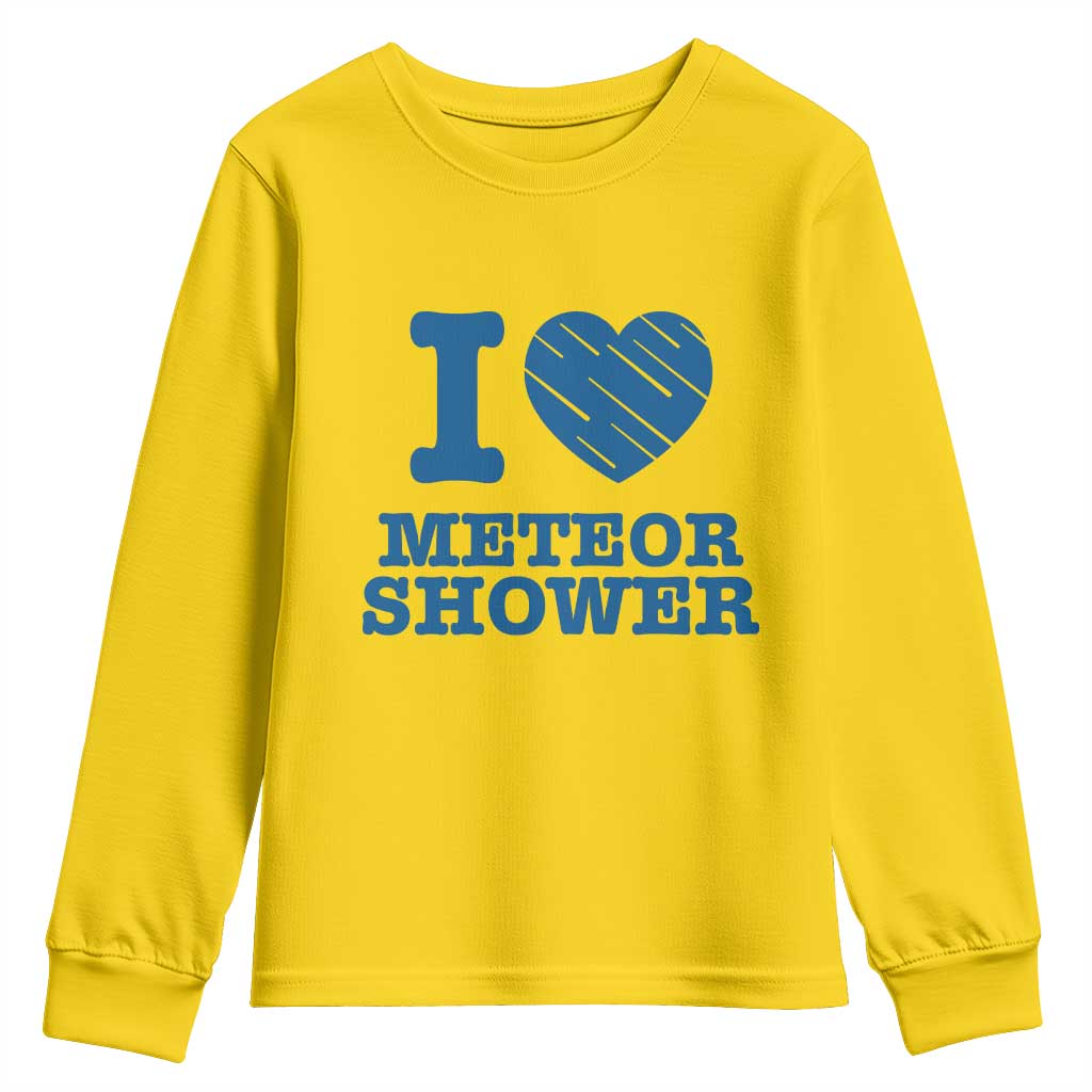 Meteor Shower Lover Youth Sweatshirt Astronomy Enthusiast Gift