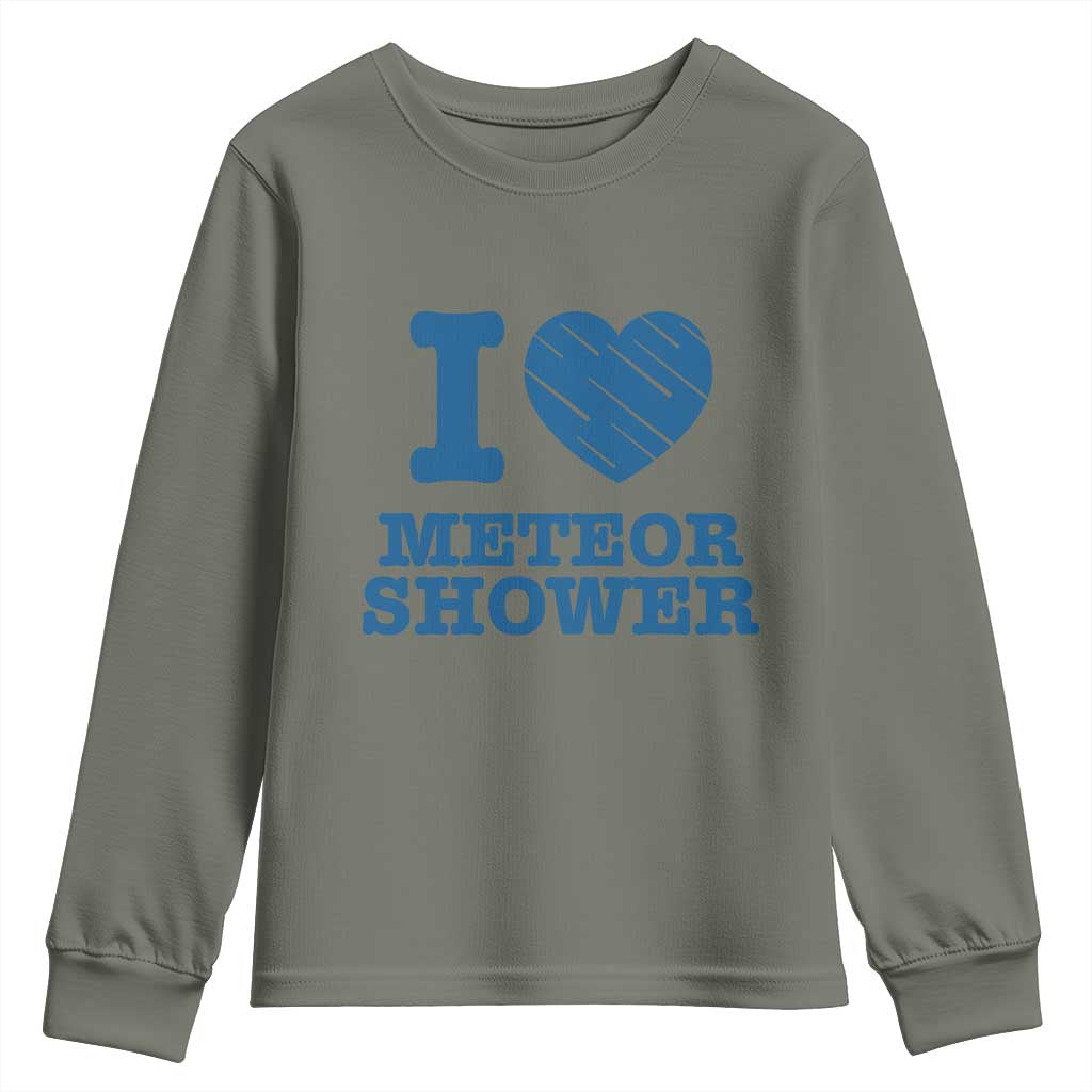 Meteor Shower Lover Youth Sweatshirt Astronomy Enthusiast Gift