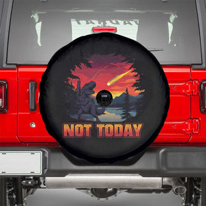 Funny Dinosaur Baseball Meteorite Spare Tire Cover Not Today