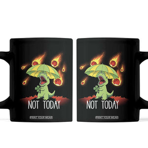 Dinosaur Meteor Shower Astronomy Humor Coffee Mug Not Today