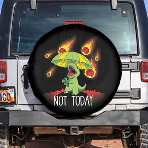 Dinosaur Meteor Shower Astronomy Humor Spare Tire Cover Not Today