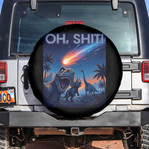 Funny Dinosaur Meteorite Spare Tire Cover Astronomy Lover Gift