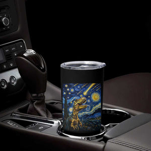 Dinosaur Starry Night Meteor Shower Tumbler Cup Astronomy Lover Gift