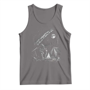 Bigfoot Camping Under Meteor Showers Tank Top Stargazer Gift