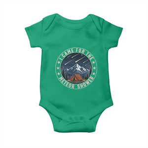 I Came For The Meteor Shower Baby Onesie Funny Astronomy Camping