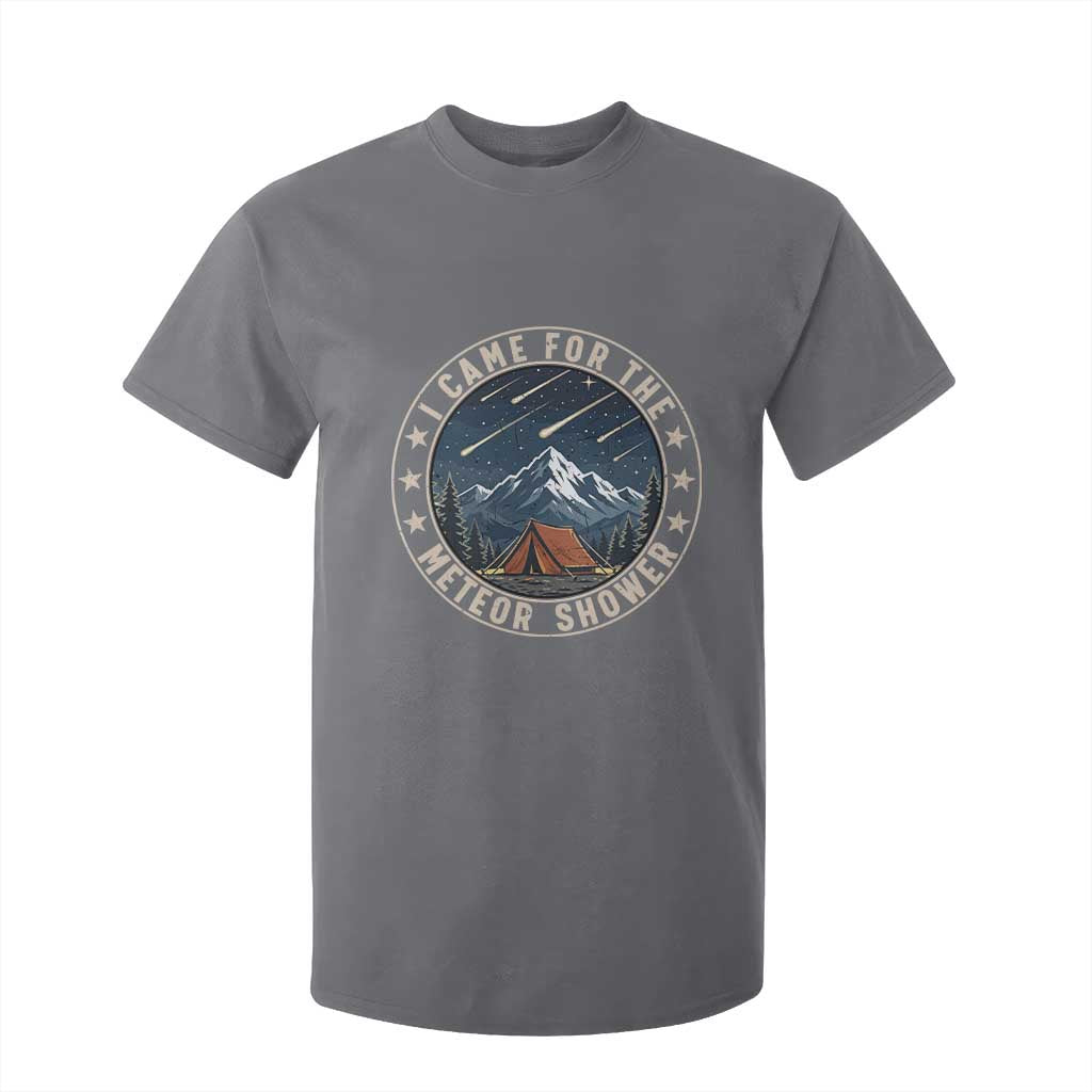 I Came For The Meteor Shower T Shirt For Kid Funny Astronomy Camping