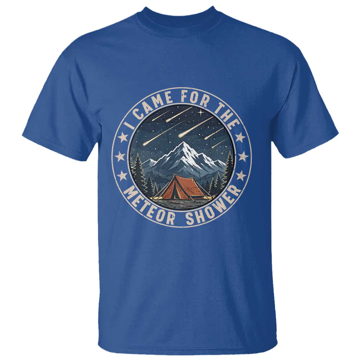 I Came For The Meteor Shower T Shirt Funny Astronomy Camping