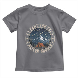 I Came For The Meteor Shower Toddler T Shirt Funny Astronomy Camping