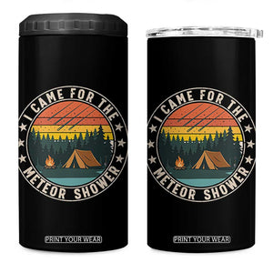 I Came For The Meteor Shower 4 in 1 Can Cooler Tumbler Stargazer Camping Gift