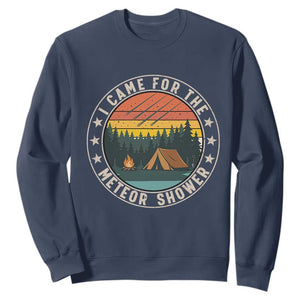 I Came For The Meteor Shower Sweatshirt Stargazer Camping Gift
