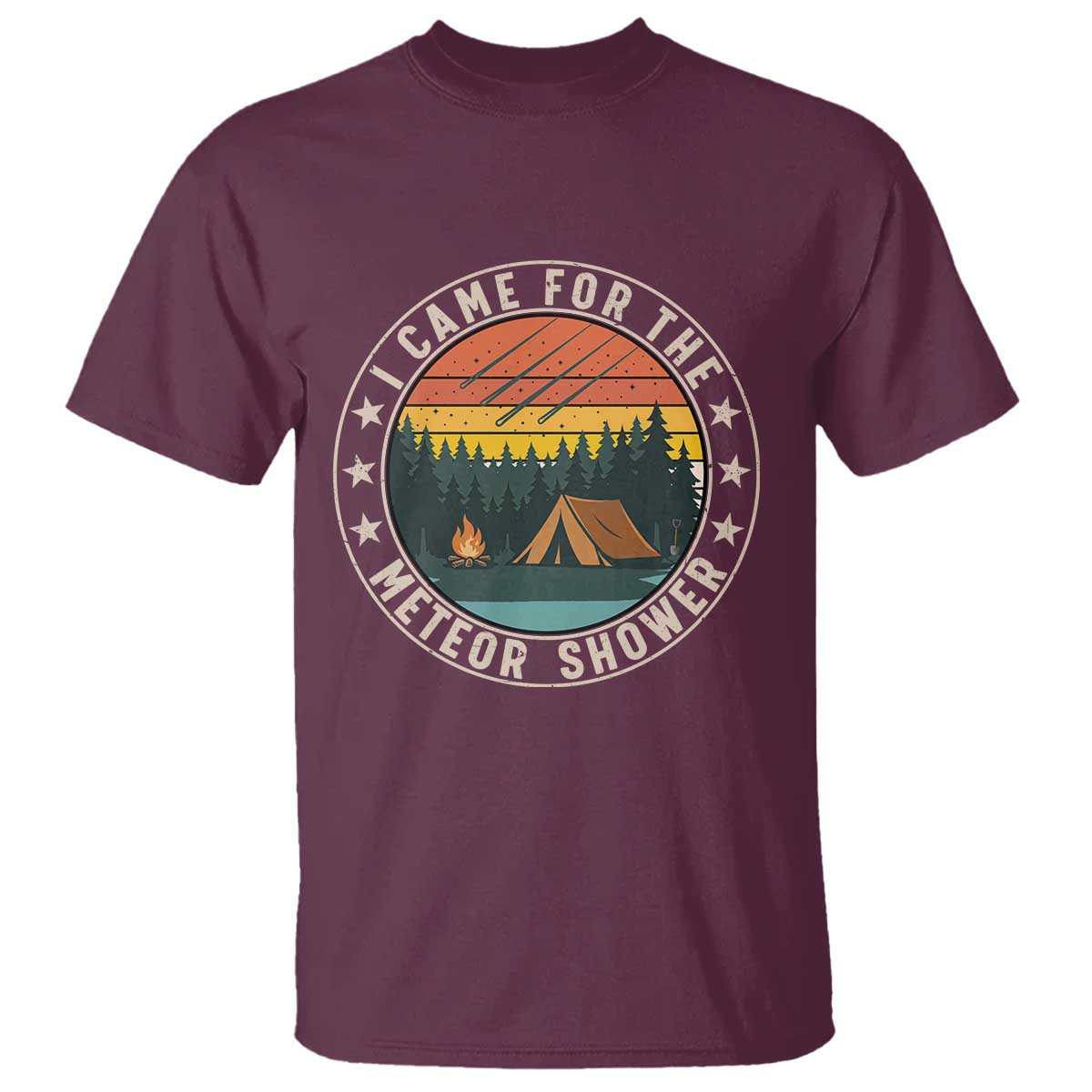 I Came For The Meteor Shower T Shirt Stargazer Camping Gift