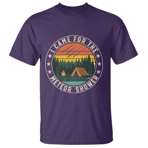 I Came For The Meteor Shower T Shirt Stargazer Camping Gift