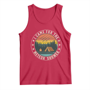 I Came For The Meteor Shower Tank Top Stargazer Camping Gift