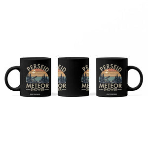 Perseid Meteor Shower Coffee Mug Vintage Astronomy Lover